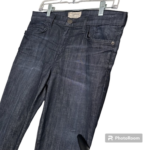 Current Elliot The Stiletto Gray Wash Raw Hem Jeans - Picture 3 of 16